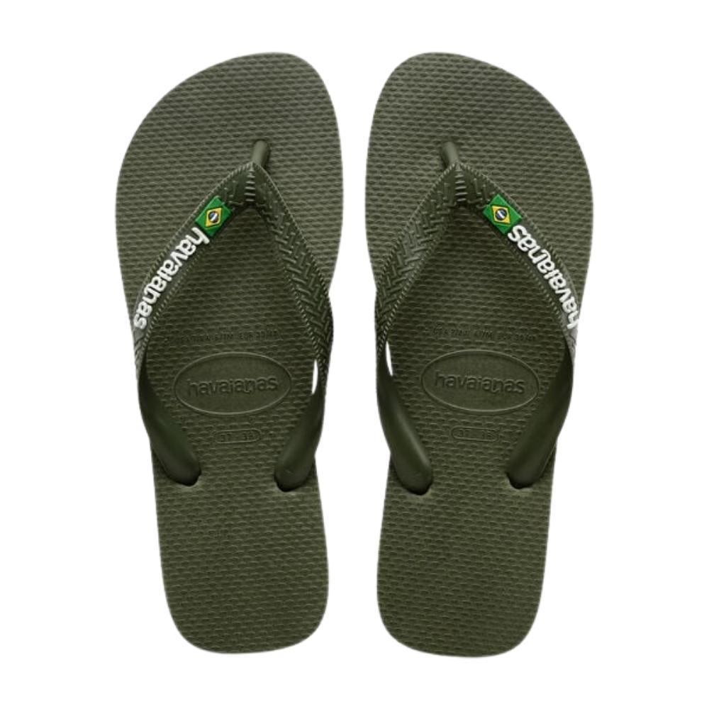 Image of HAV. BRASIL LOGO GREEN/GREEN 43/44 41108503058 HAVAIANAS